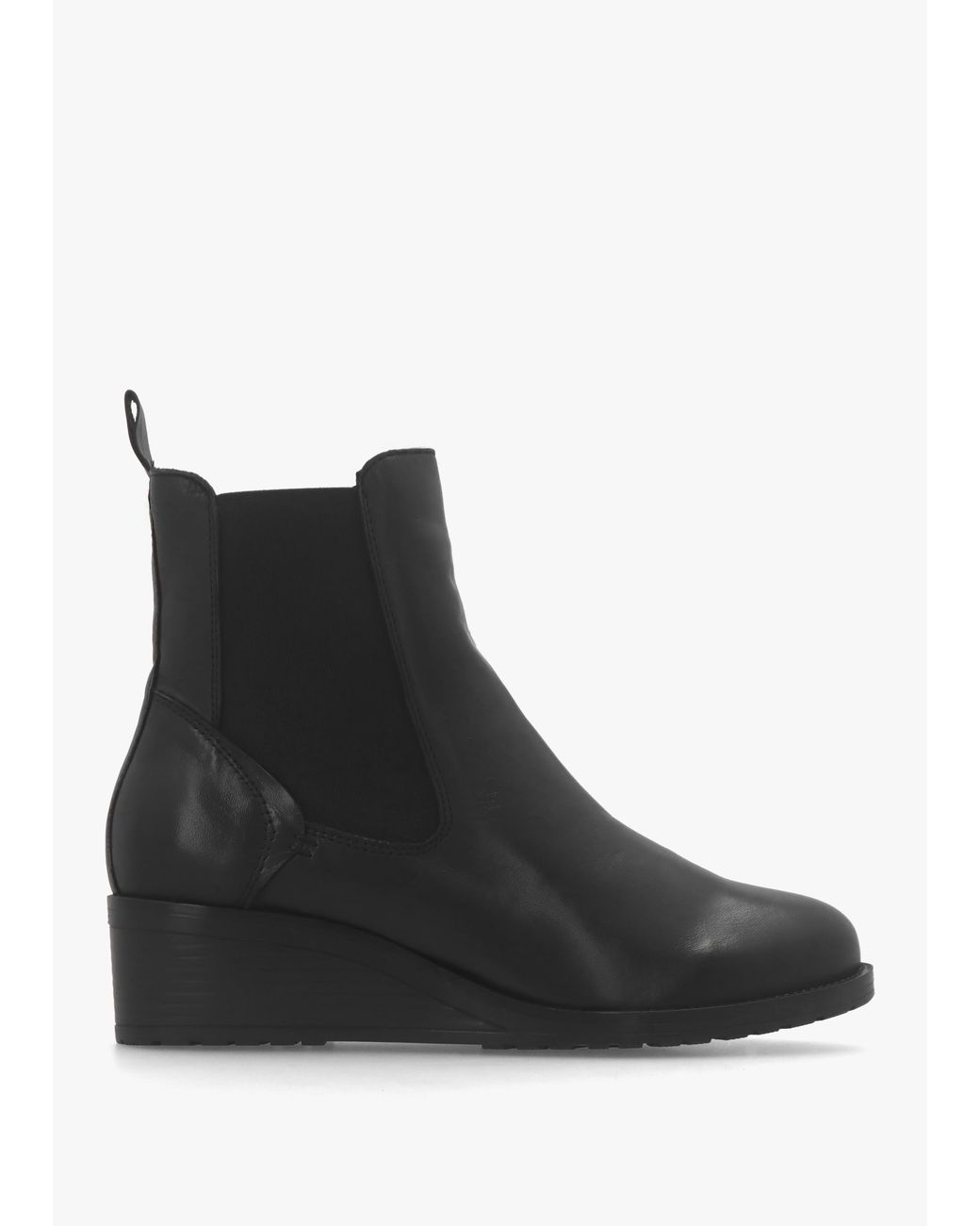 Moda In Pelle Black Bezzie Wedge Ankle Boots