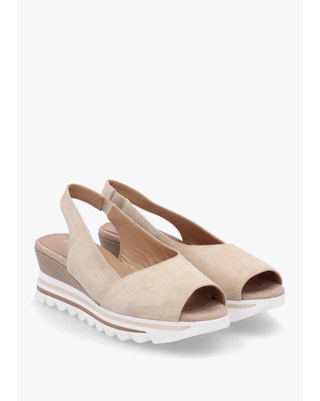 Daniel White Canna Peep Toe Wedge Sandals