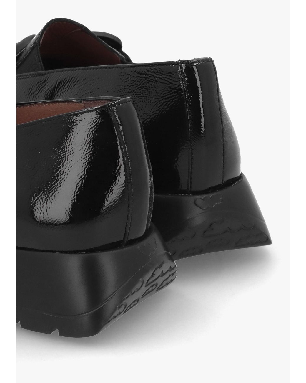 Wonders Black Odisei 94 Leather Loafers