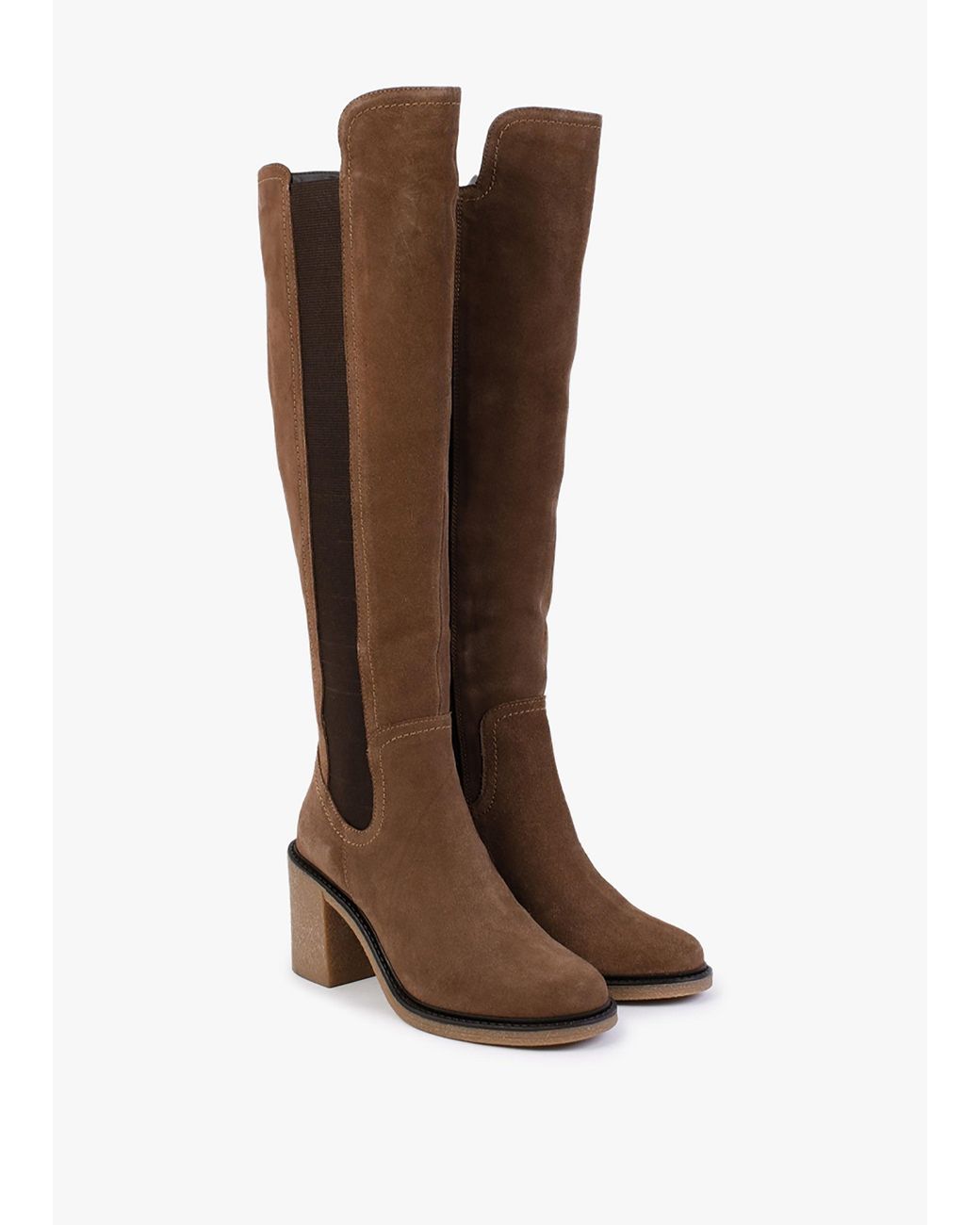 Daniel Brown Seety Knee Boots