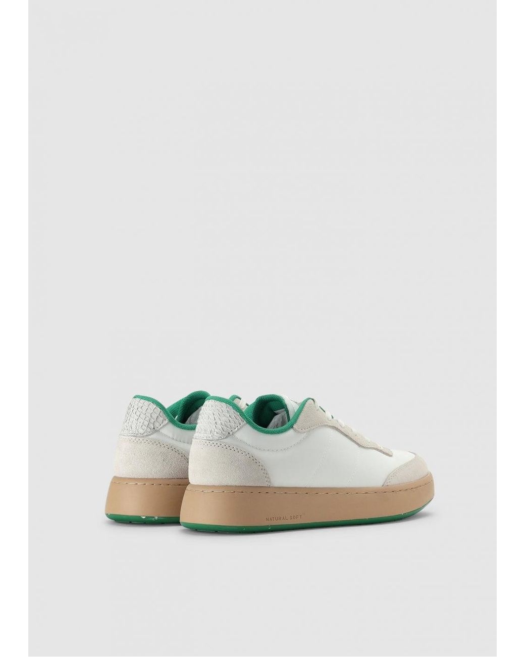 Woden White May & Basil Nylon Trainers