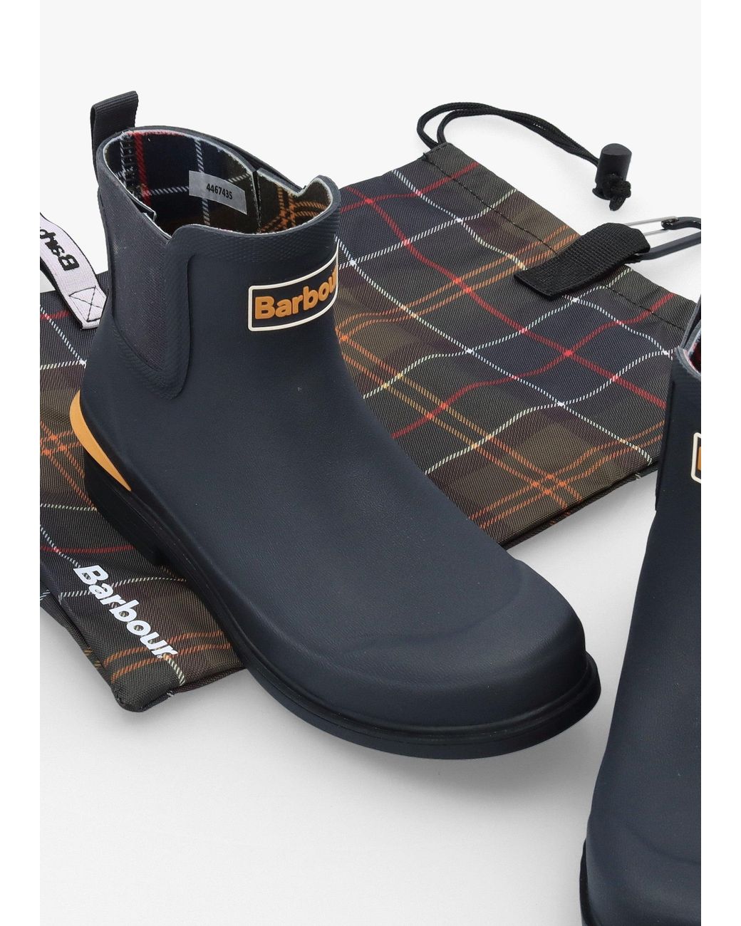 Barbour Blue Abbeyfield Packable Ankle Wellingtons