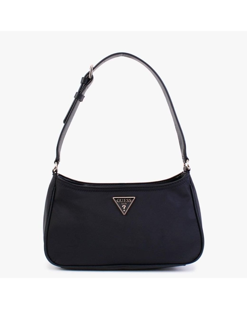 Guess Synthetic Little Bay Black Shoulder Bag | Lyst Canada