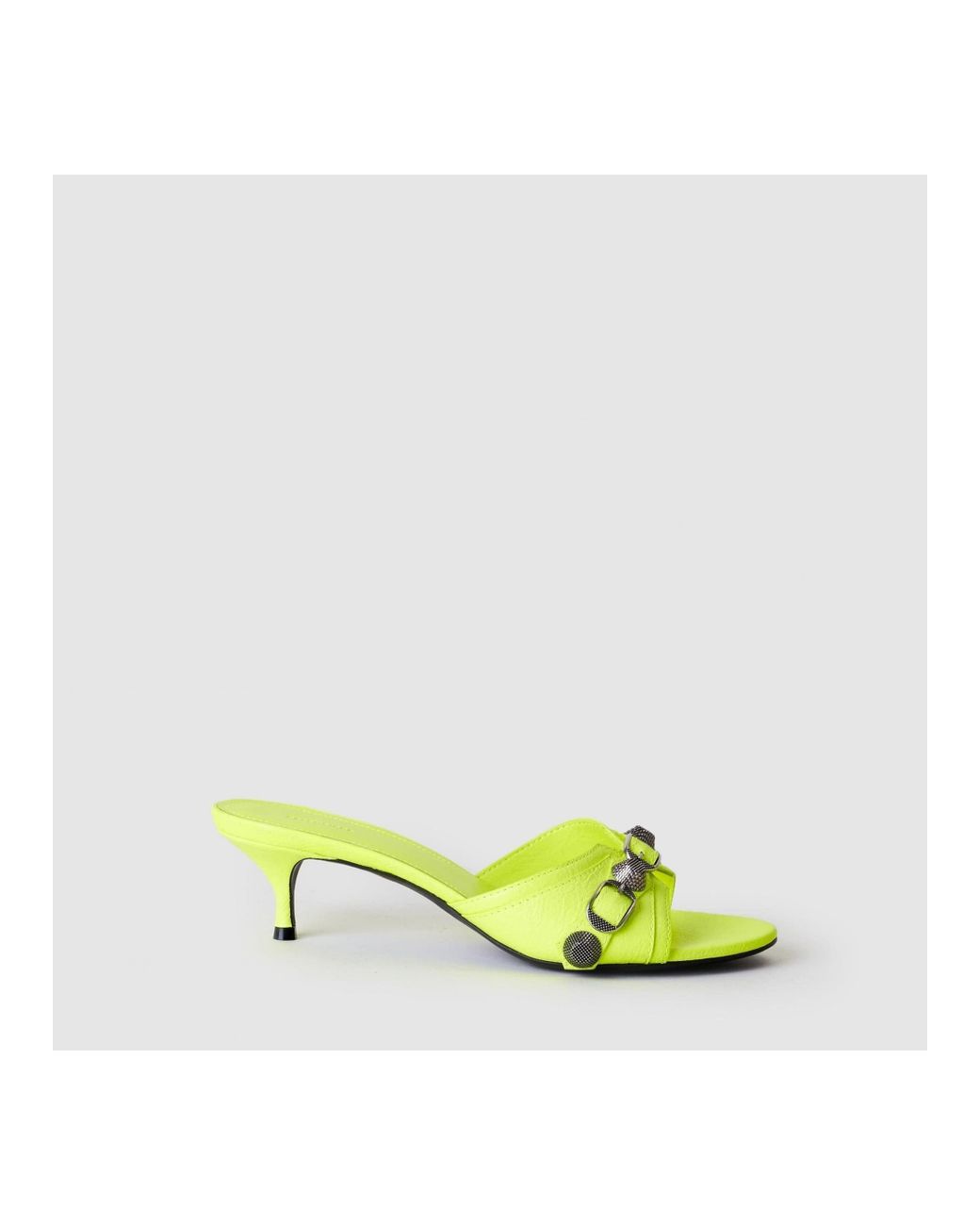 Balenciaga Bal Womens Cagole Sandals in White Lyst UK