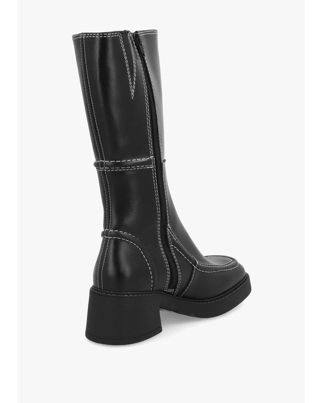 Miista Black Dagmara Calf Boots