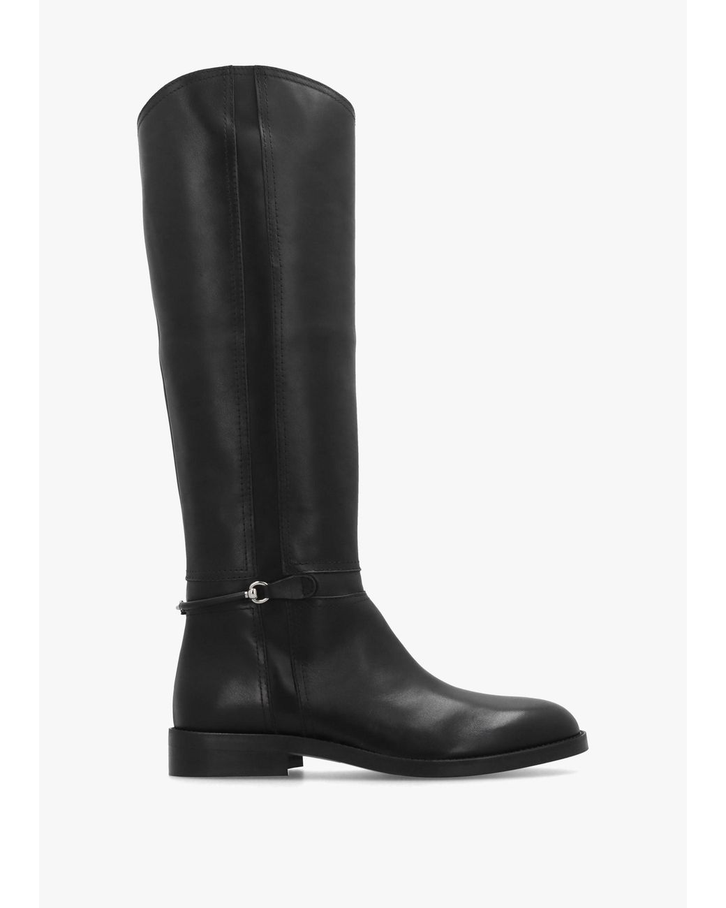 Daniel Black Neve Ankle Strap Riding Boots