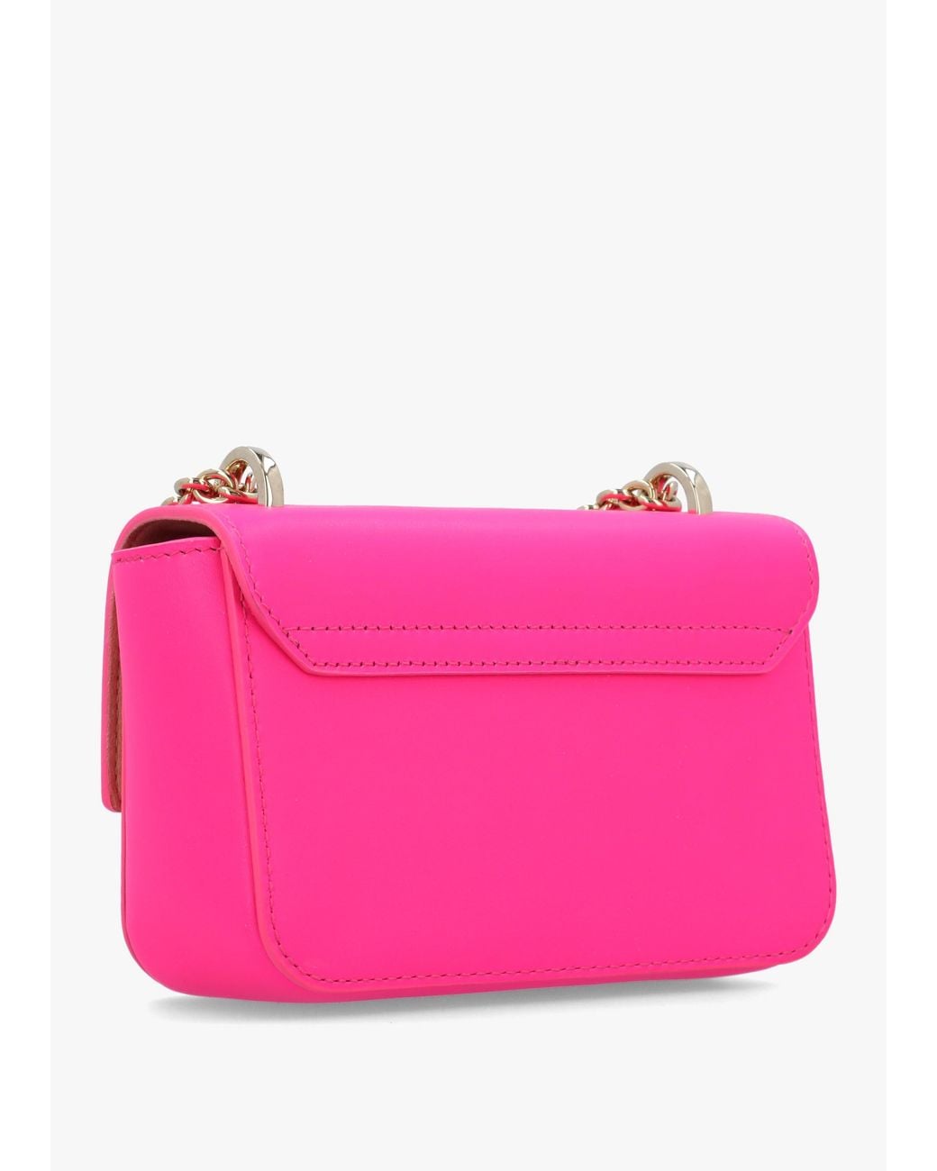 Furla Pink Mini Metropolis Hot Leather Cross-Body Bag