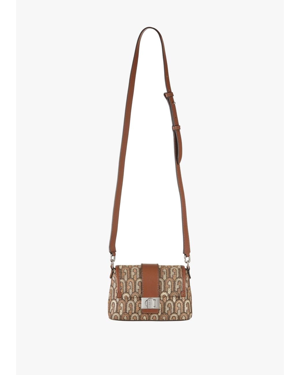 Furla Brown Charlie Mini Cross-Body Bag