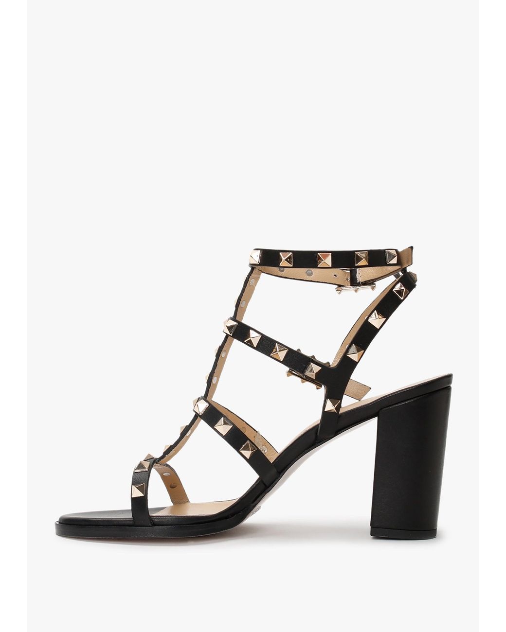 Daniel Multicolor Pitter Studded Block Heeled Sandals
