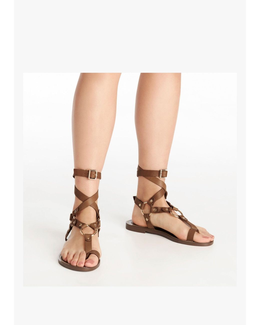 Daniel Brown Sophie Ankle Tie Sandals