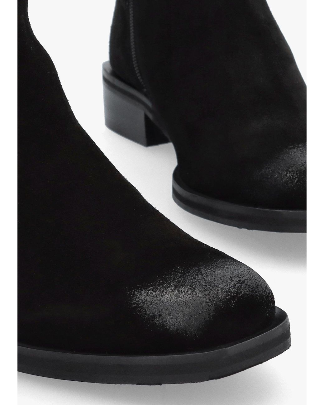 Moda In Pelle Black Panazol Studded Strap Ankle Boots