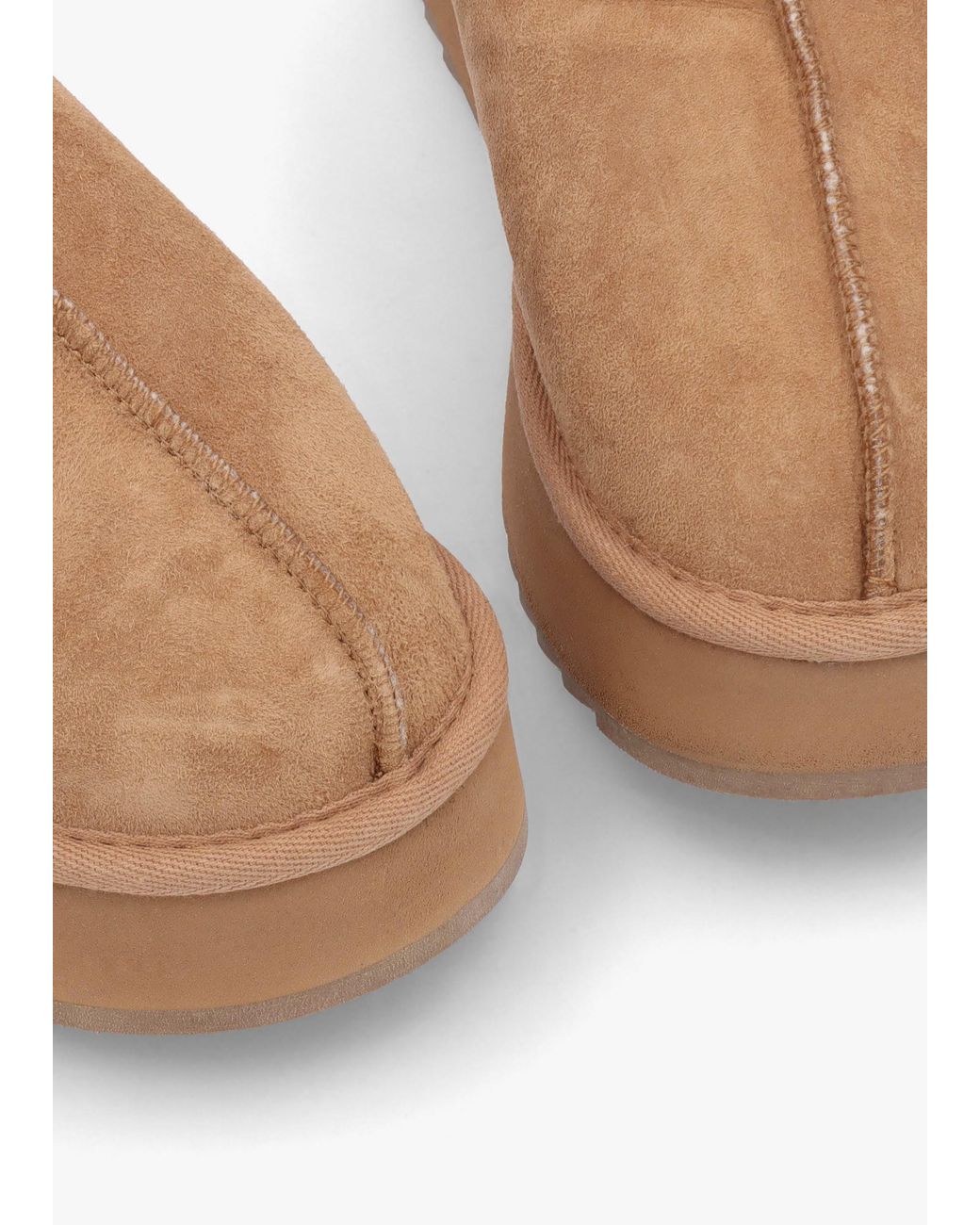 Daniel Brown Somolly Shearling Platform Slippers