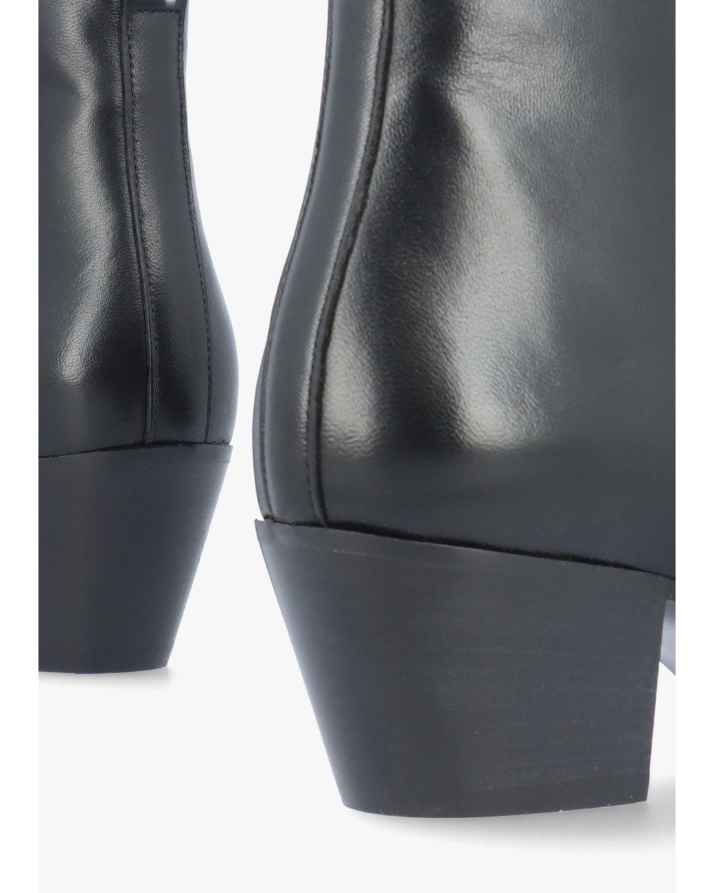 Evaluna Gray Maggie Westen Stack Heel Ankle Boots