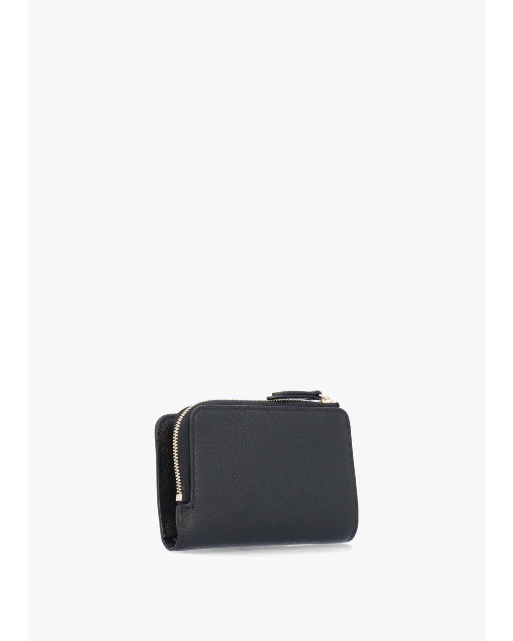 Emporio Armani Multicolor Bifold Nero Tumbled Leather Zip Around Wallet