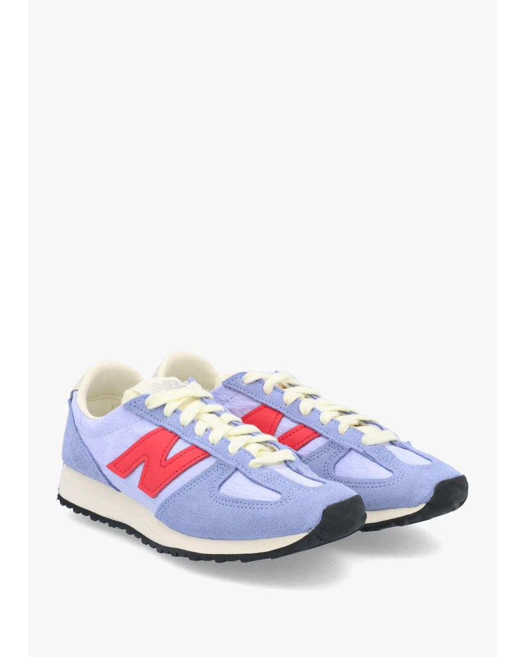 New Balance White 471 Fairweather Fire Cracker Suede Trainers