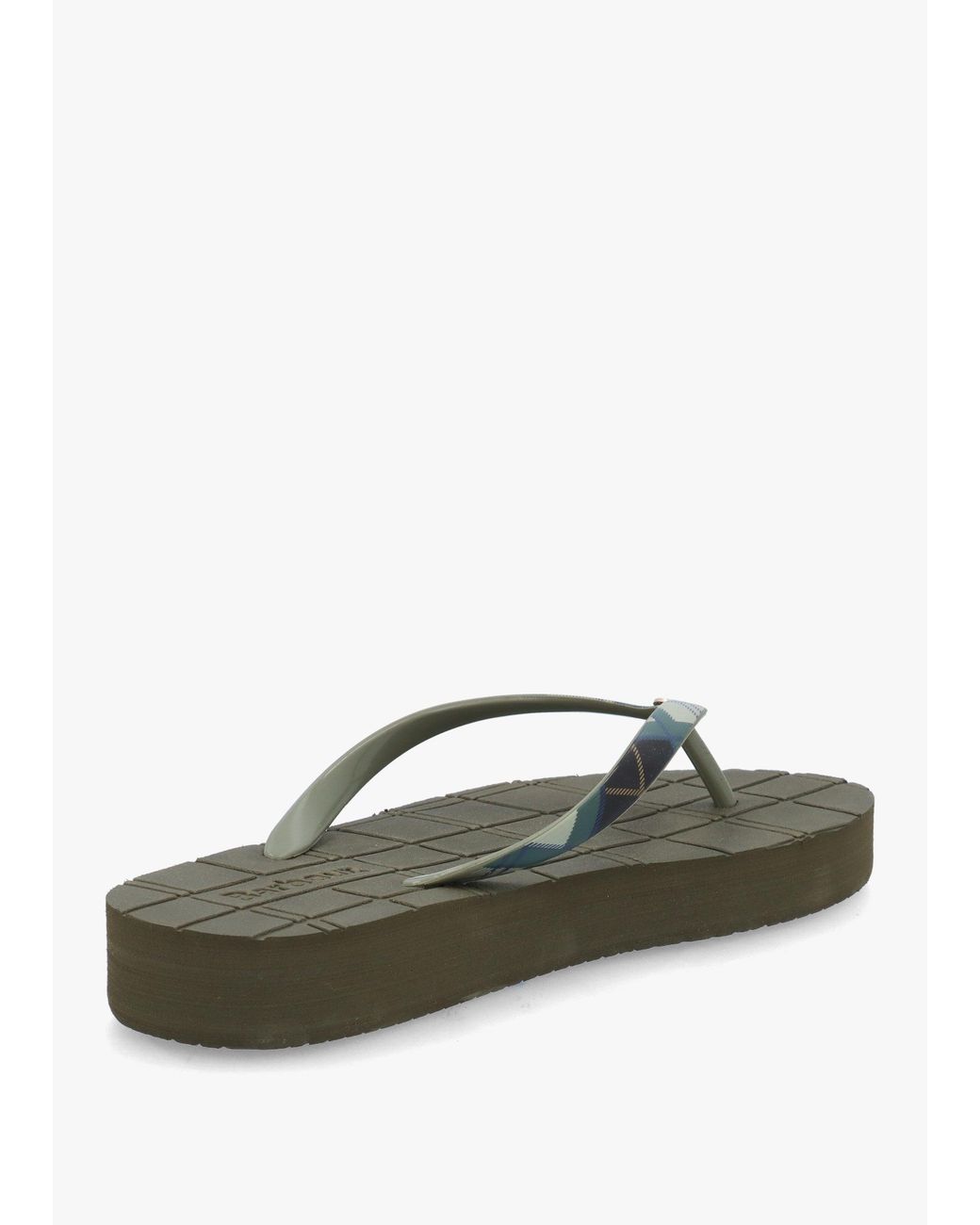 Barbour Green Tilda Toe Post Flip Flops