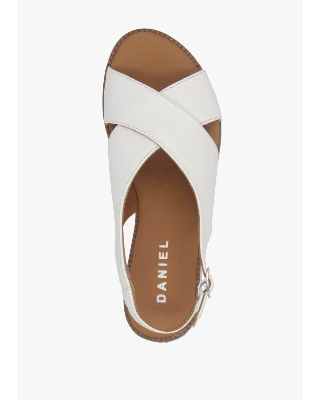 Daniel White Livia Cross Strap Sandals