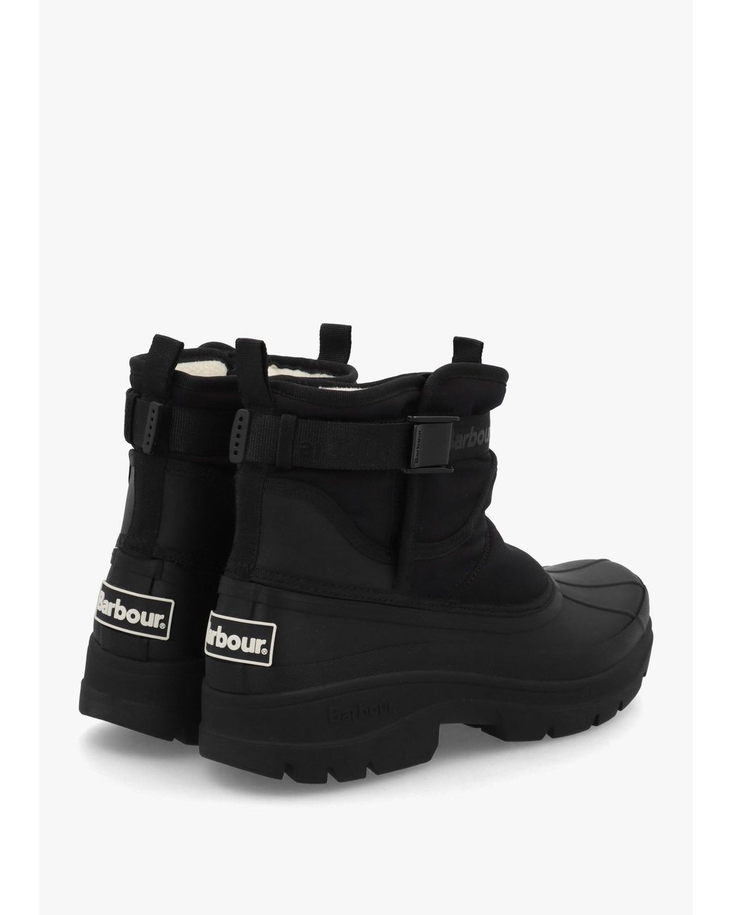 Barbour Black Braybourn Duck Wellington Boots