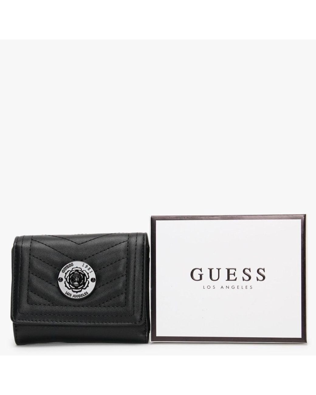 guess tri fold wallet