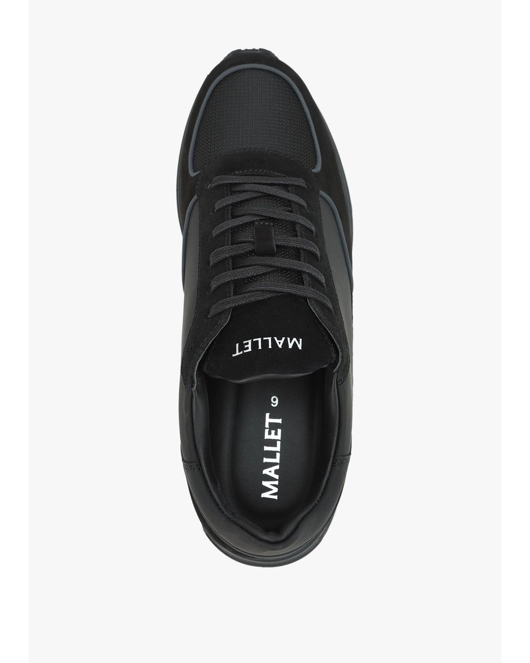 Mallet Black Popham Lite Trainers