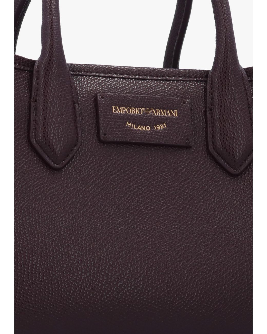 Emporio Armani Blue Mini Tote Bag