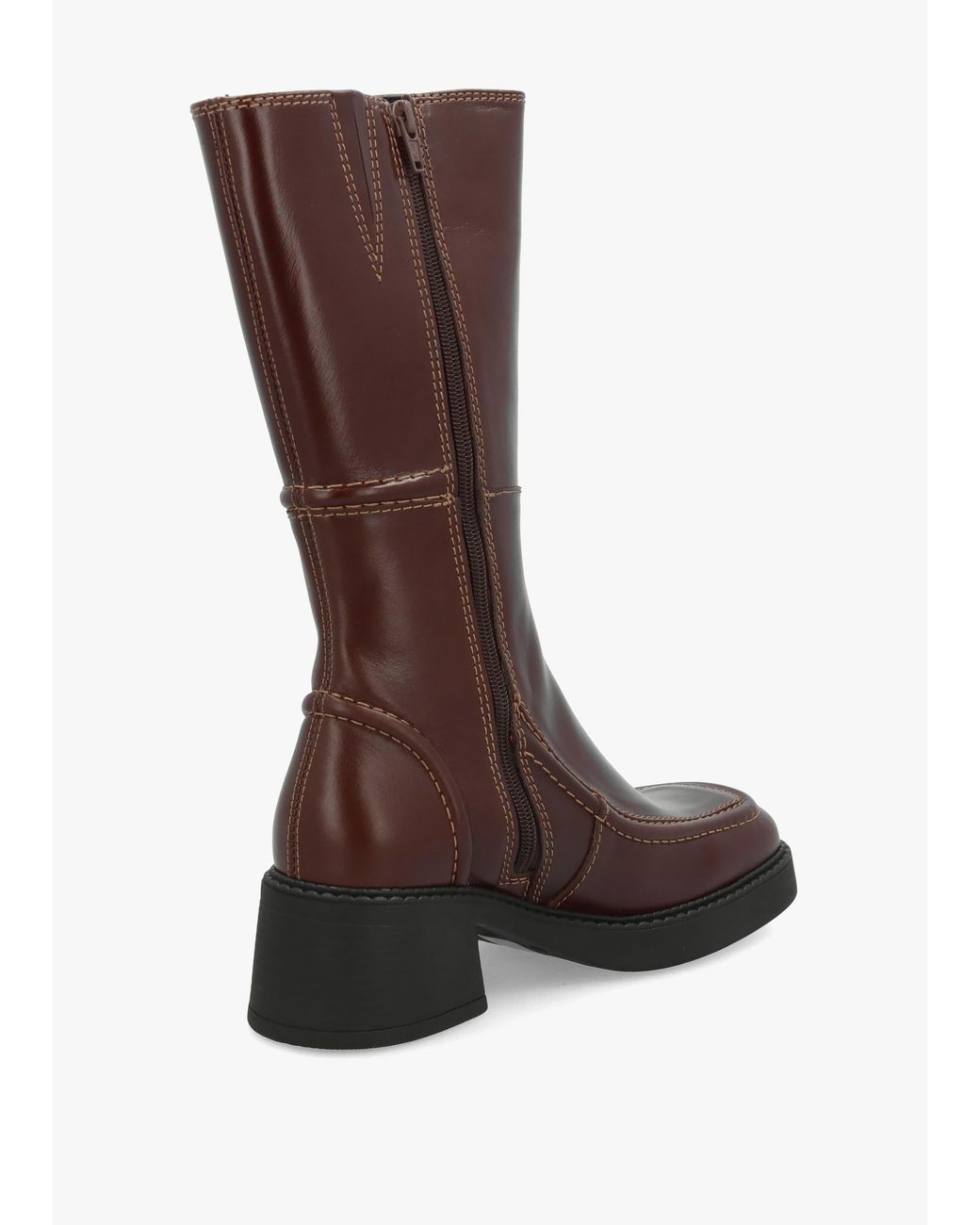 Miista Brown Dagmara Calf Boots