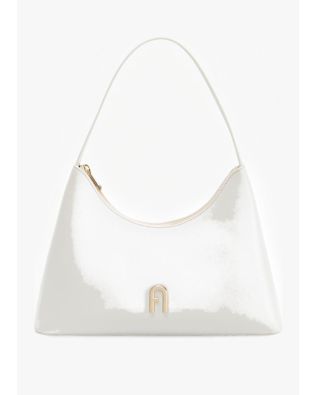 Furla White Diamante S Shoulder Bag