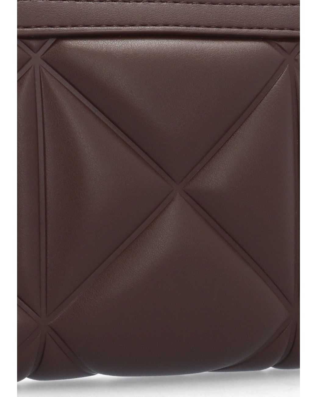 Love Moschino Multicolor Heart Logo Quilted Pillow Cioccolato Purse