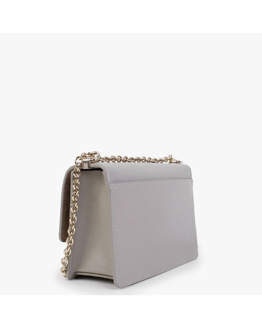 Furla grey shop crossbody bag