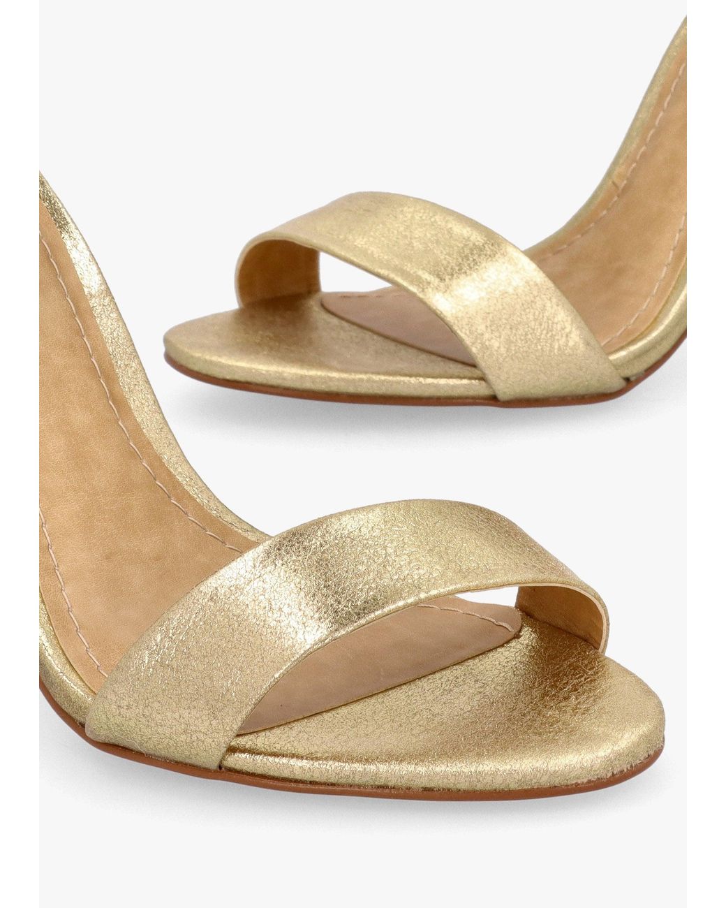 Daniel Metallic Carely Stiletto Heel Sandals