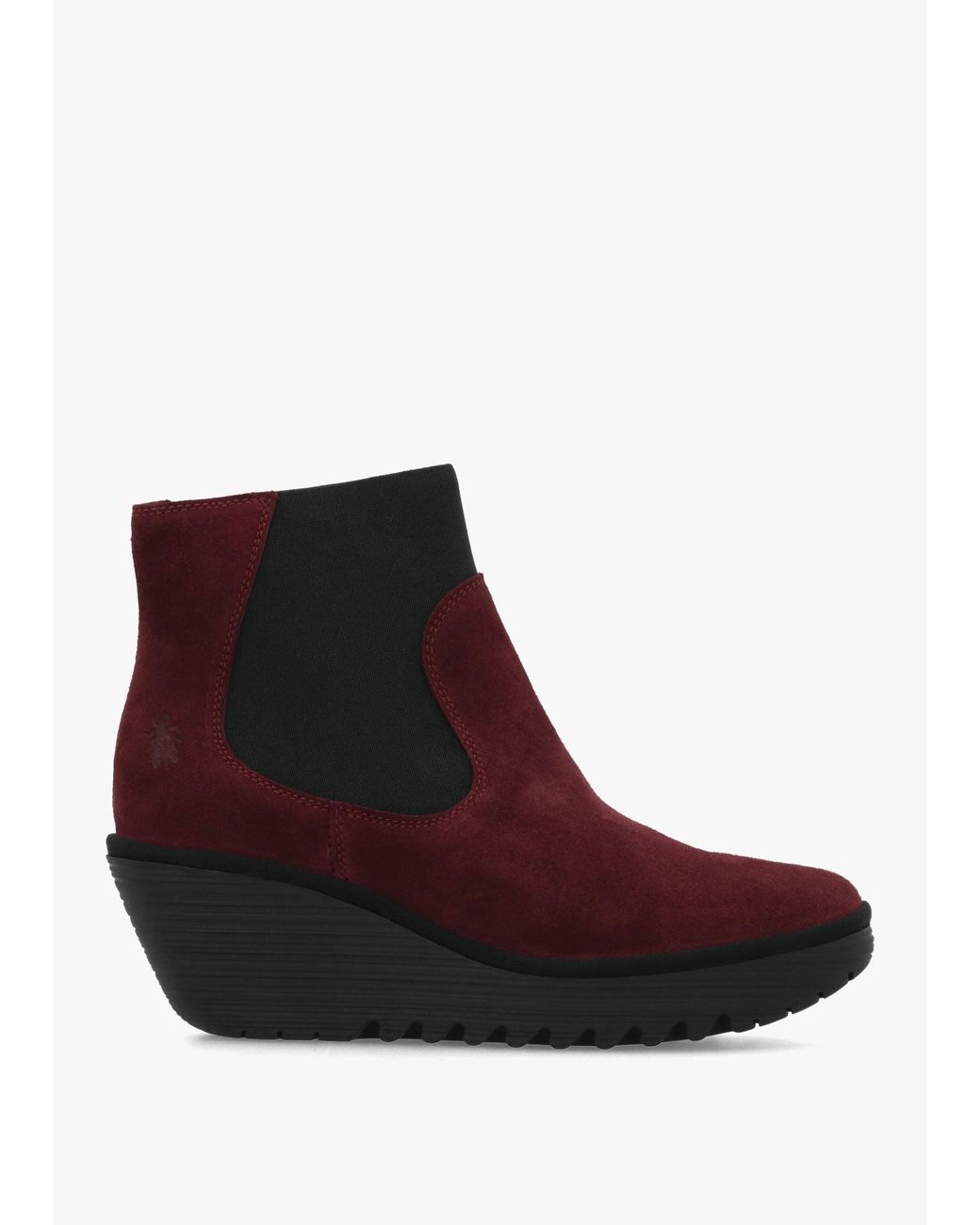 Fly London Brown Yade Wedge Chelsea Boots
