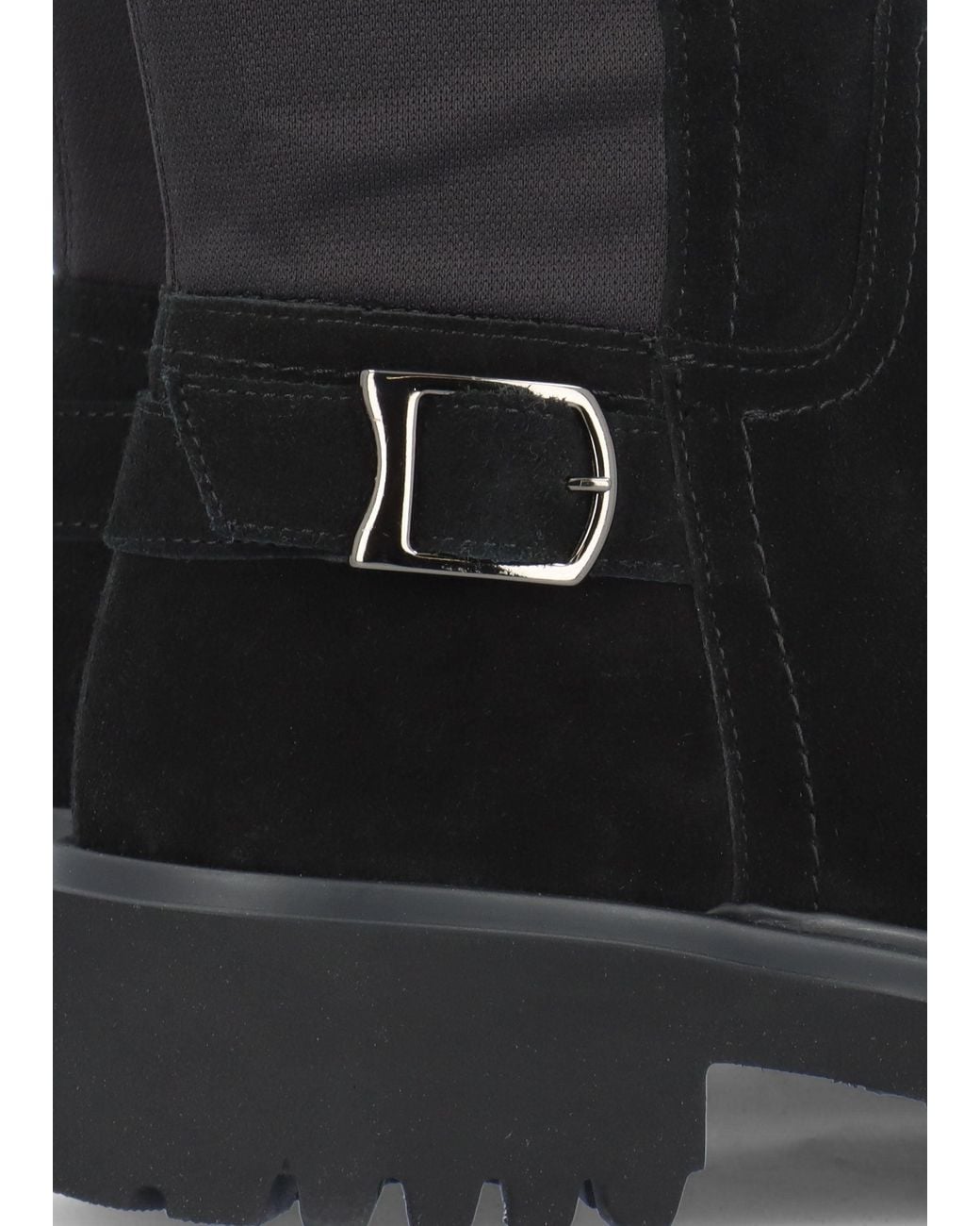 Evaluna Black Poppy Chunky Knee Boots
