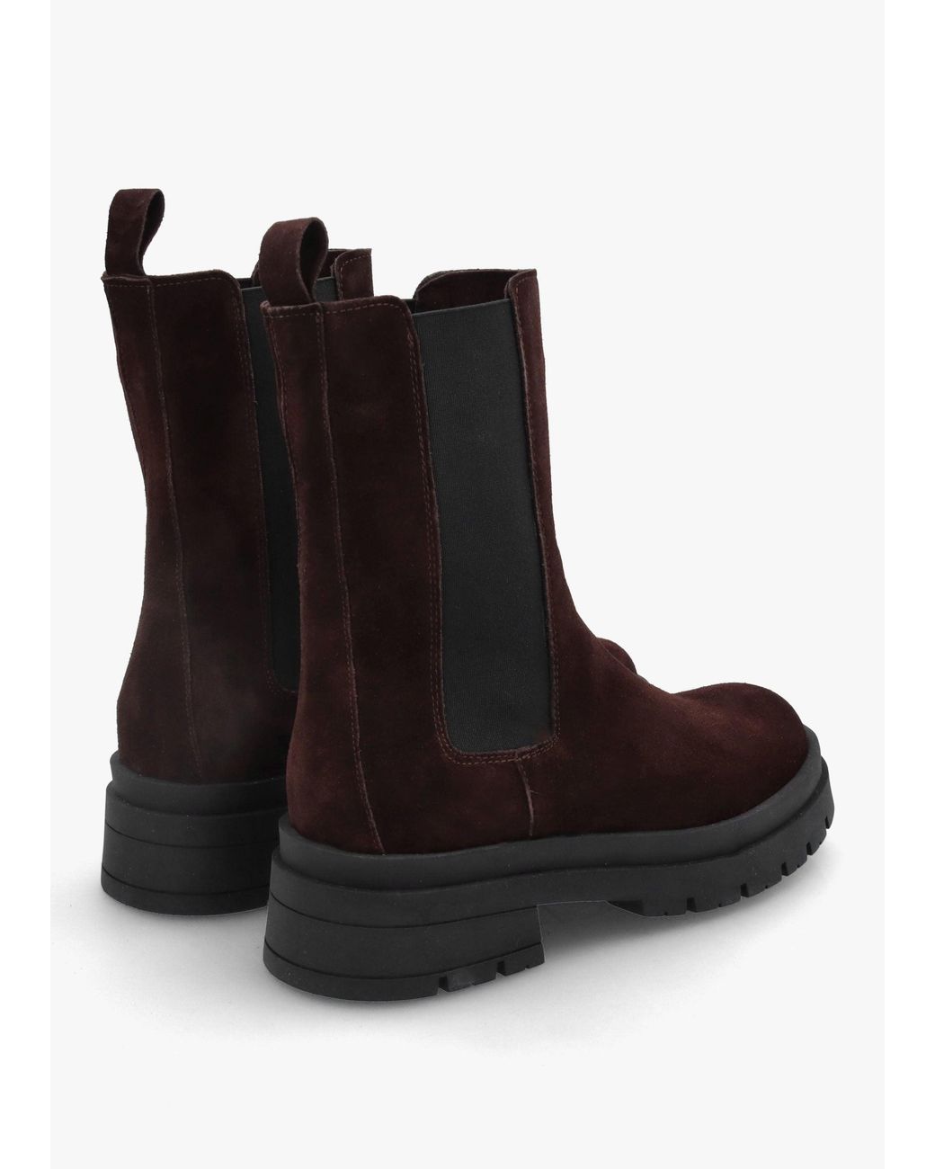 Daniel Black High Shalt Chunky Chelsea Boots