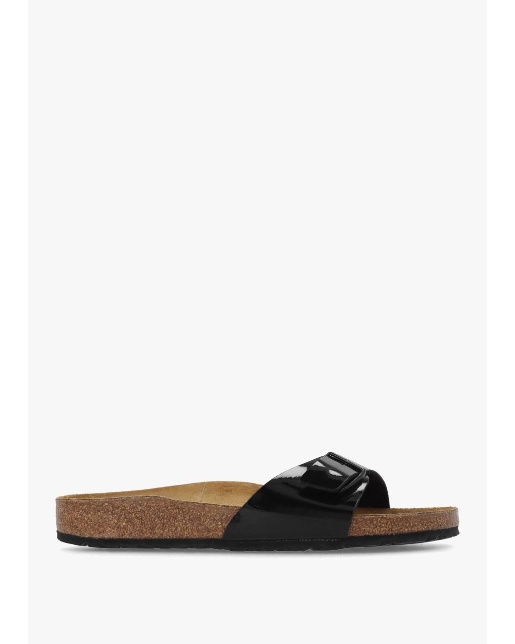Birkenstock White Madrid Birko-Flor Mules
