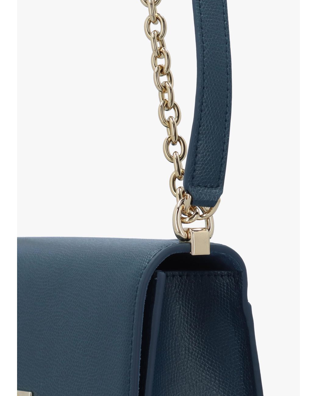 Furla Blue Small 1927 24 Leather Cross-Body Bag