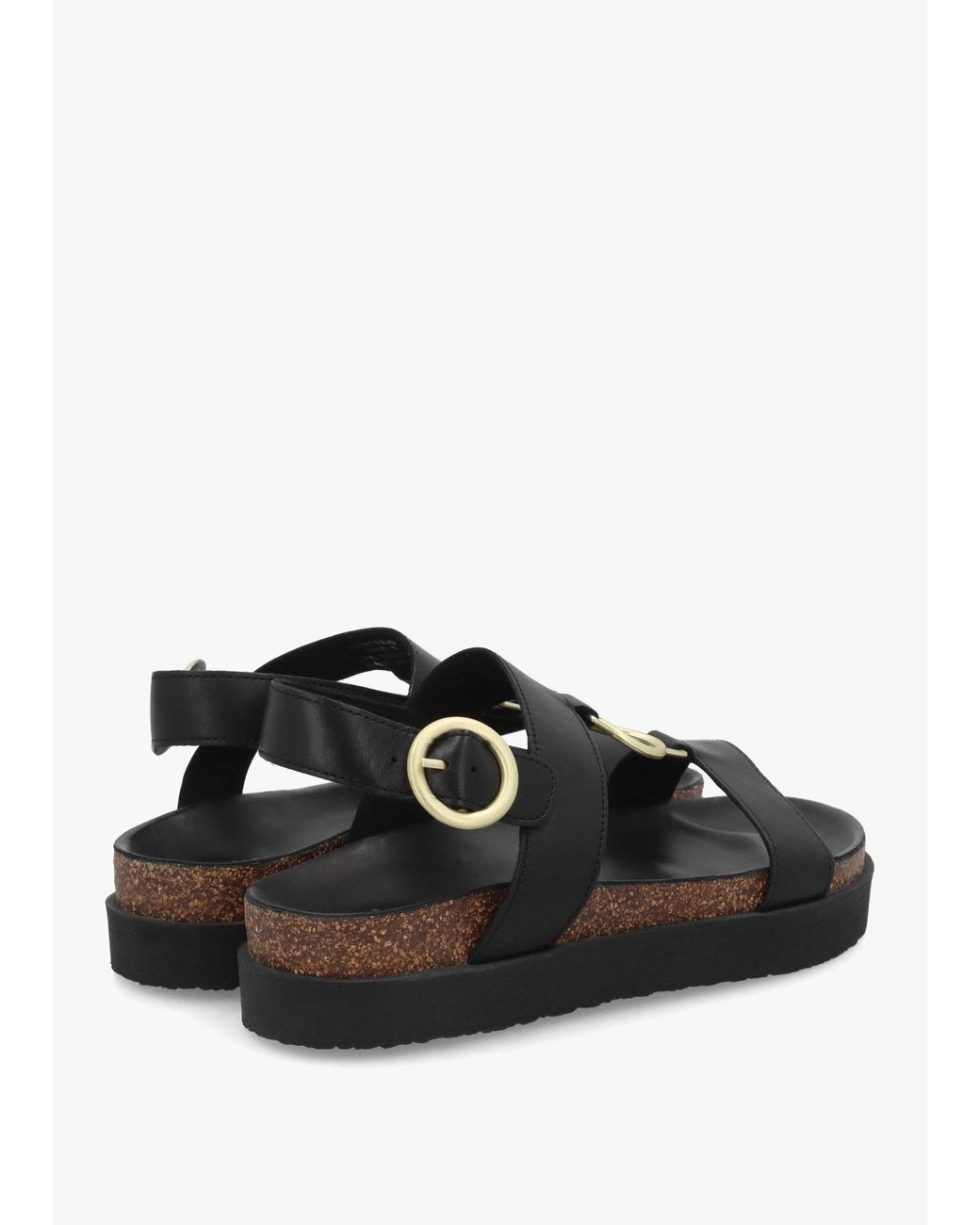 Barbour Black Gwen Sandals