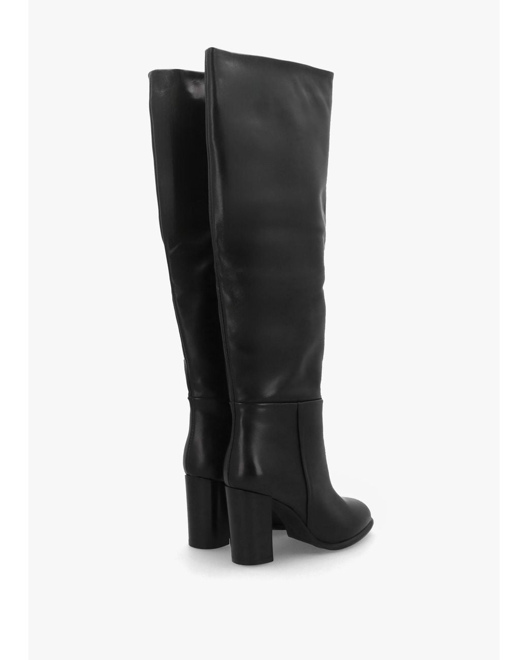Daniel Black Lottie High Block Heel Knee Boots