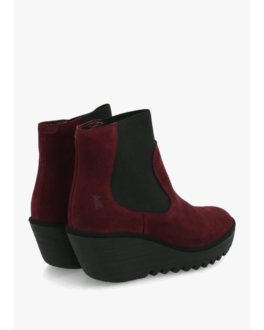 Fly London Brown Yade Wedge Chelsea Boots