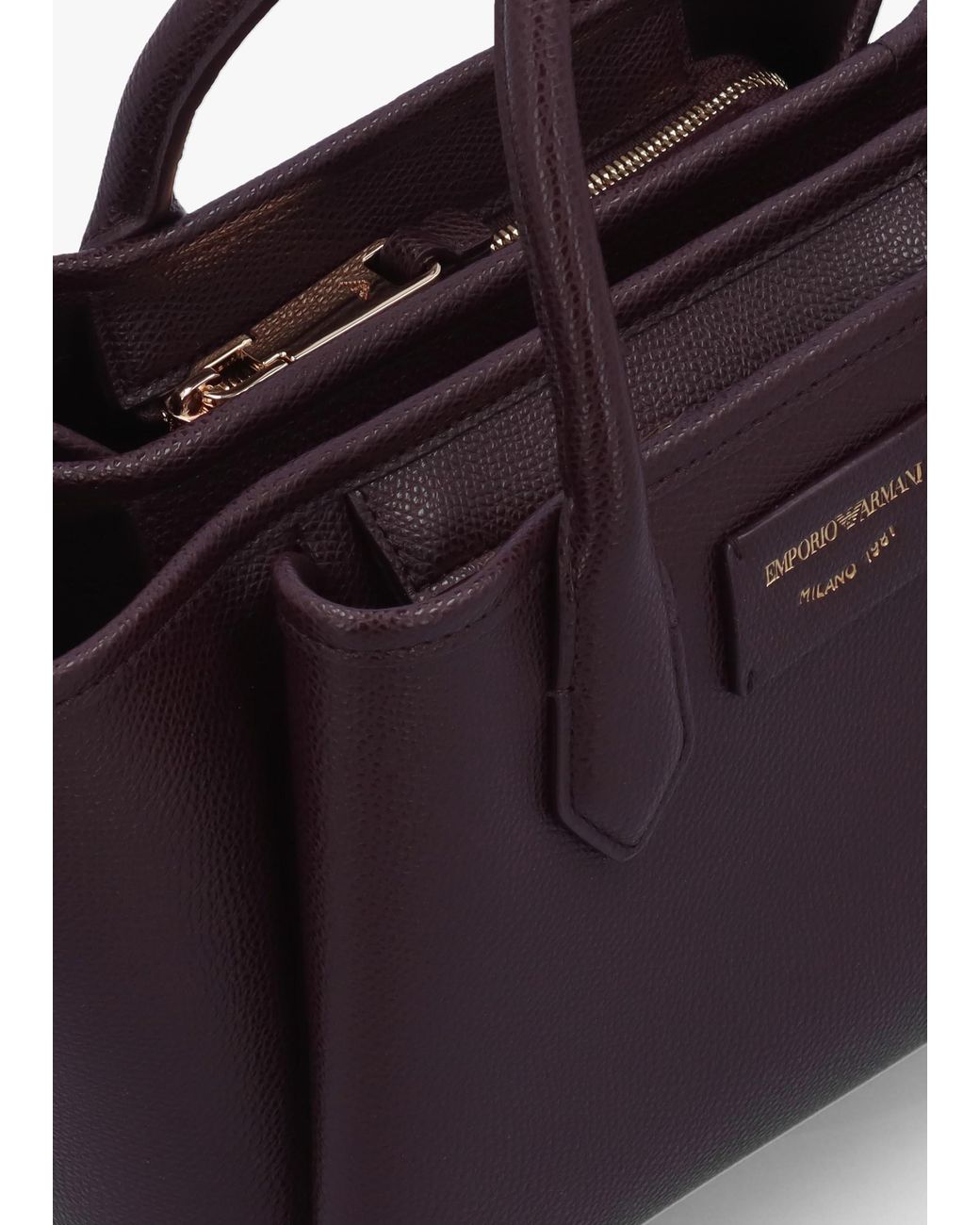 Emporio Armani Blue Mini Tote Bag