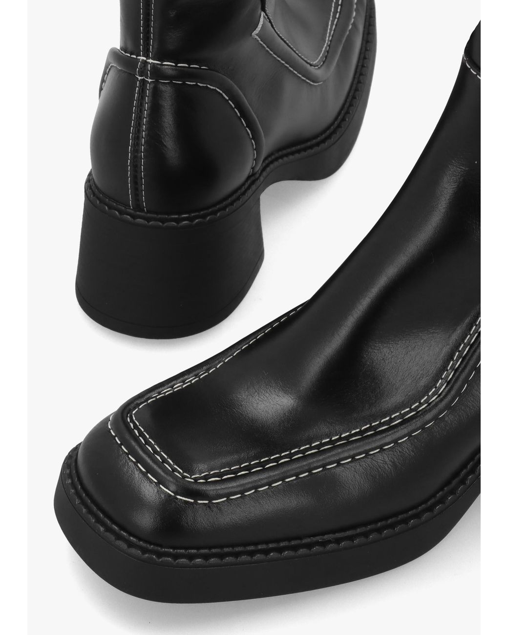 Miista Black Dagmara Calf Boots