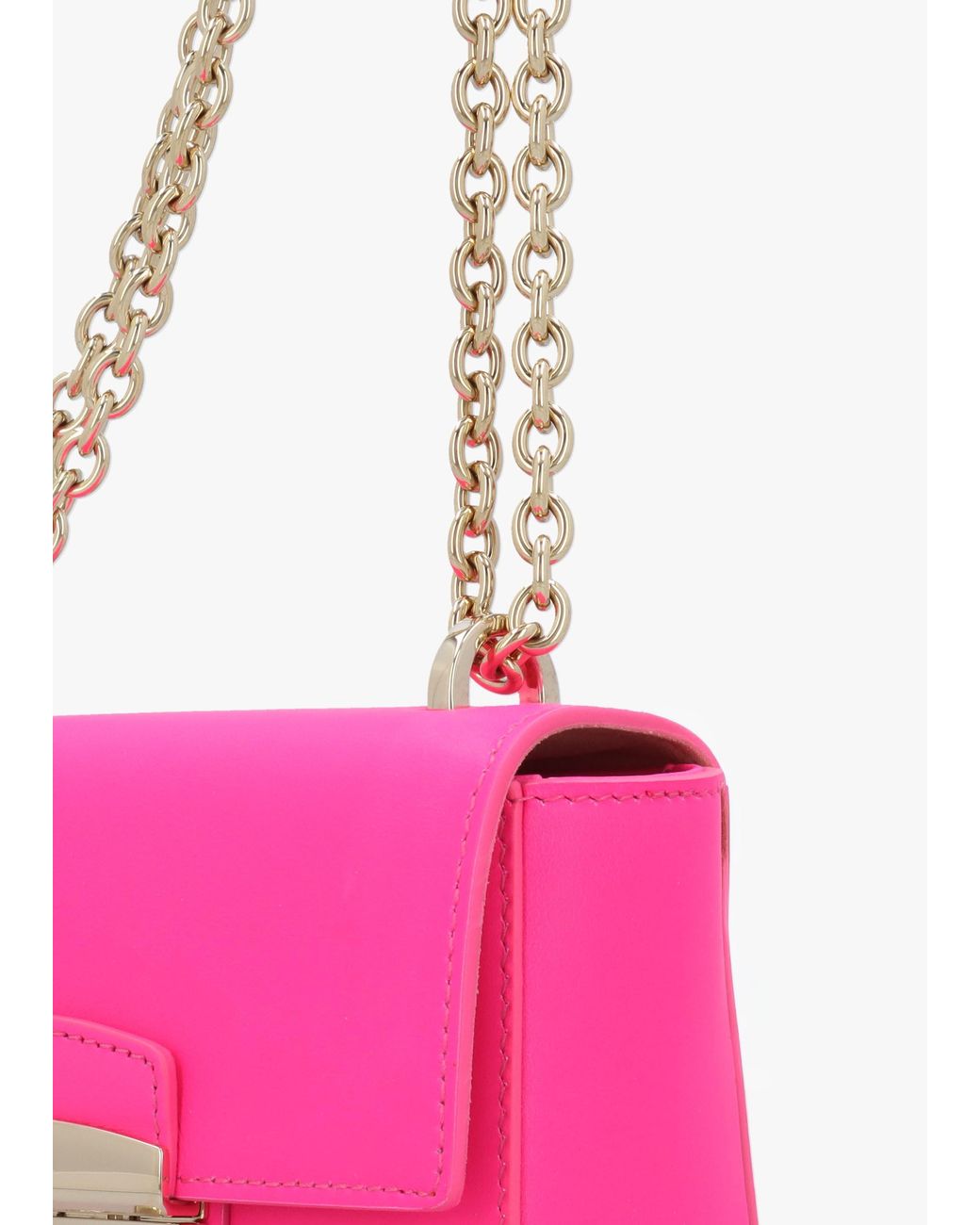 Furla Pink Mini Metropolis Hot Leather Cross-Body Bag