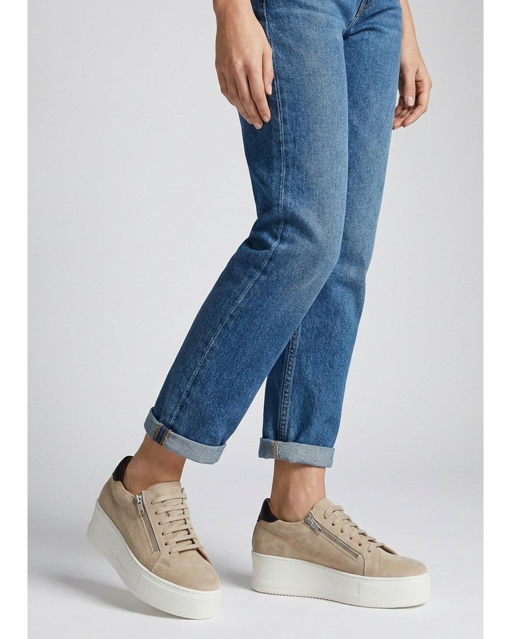 Daniel White Tippy Flatform Trainers