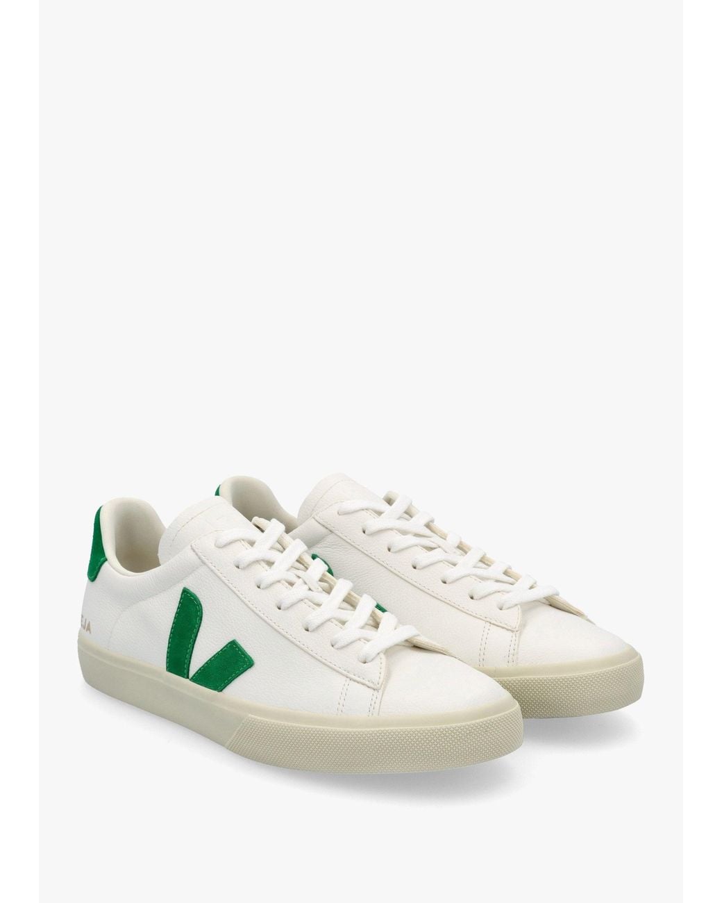 Veja Green Campo Chromefree Leather Extra Emeraude Trainers