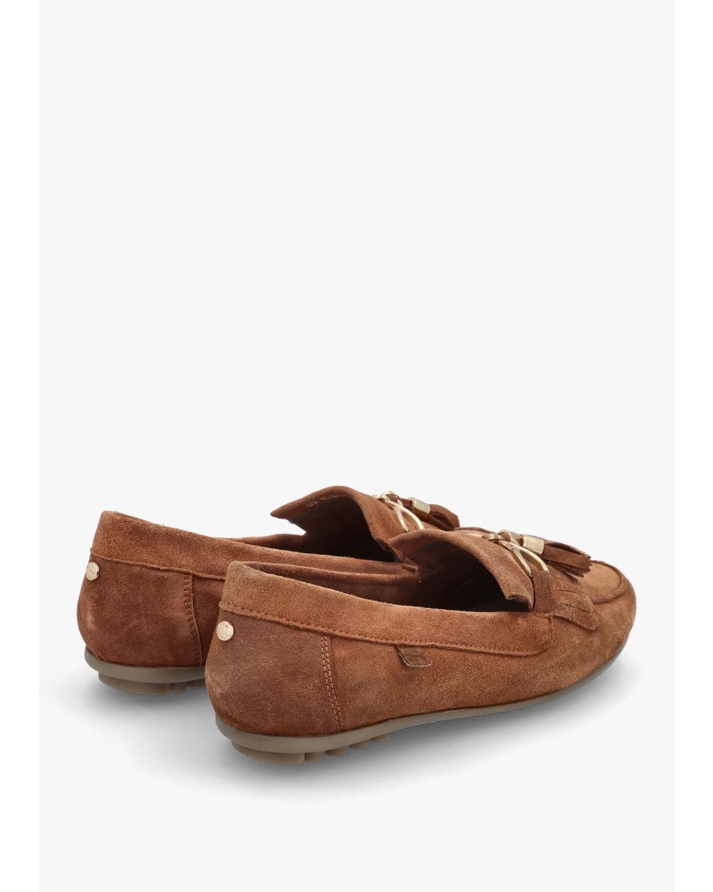 Moda In Pelle Brown Essana Tassel Loafers