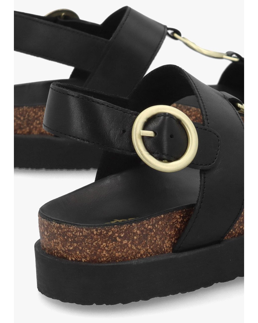 Barbour Black Gwen Sandals