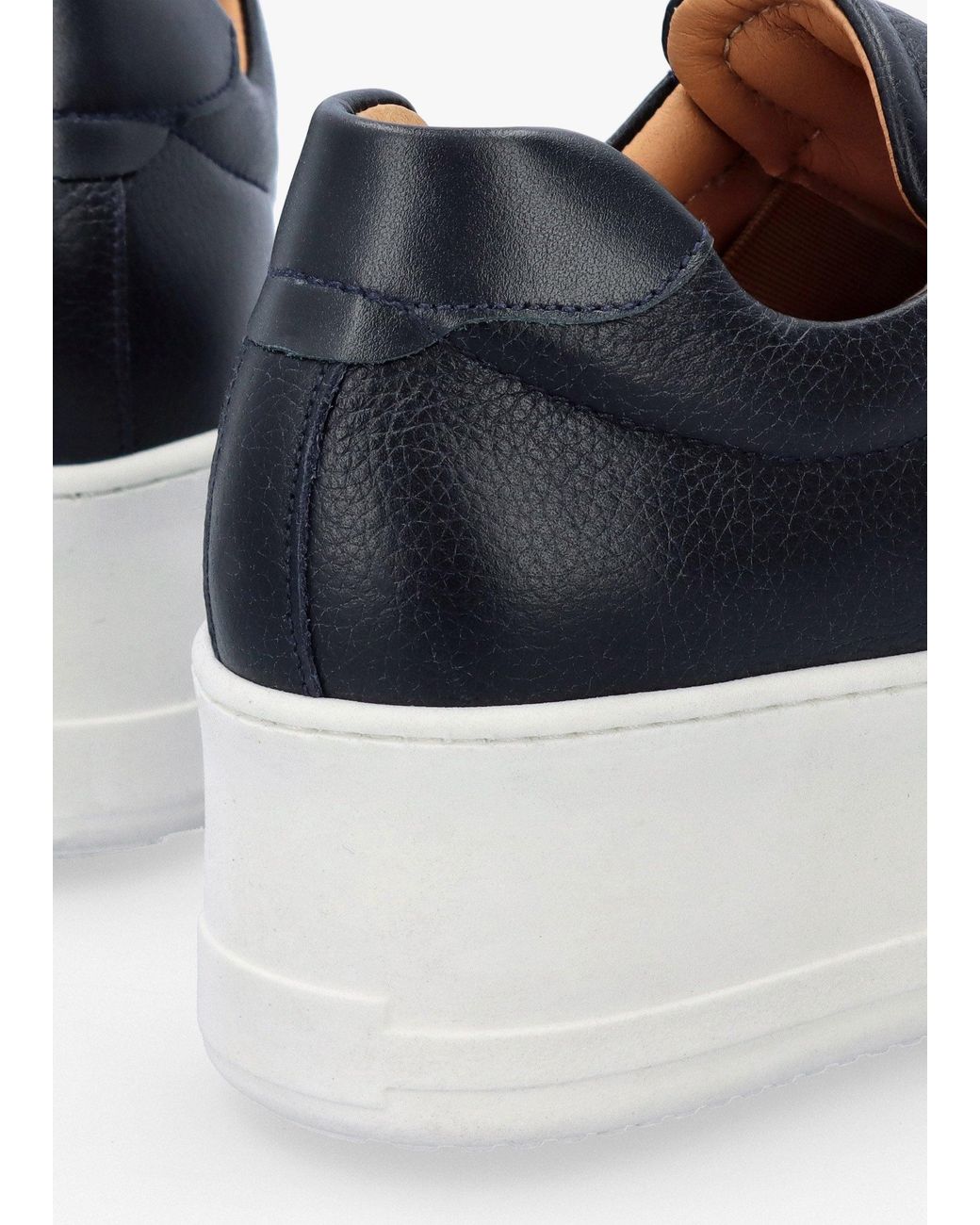 Daniel Blue Tred Laceless Flatform Trainers