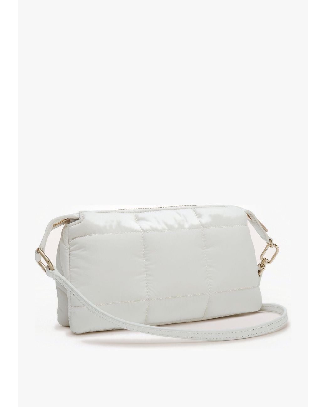 Furla White Piuma Mini Shoulder Bag