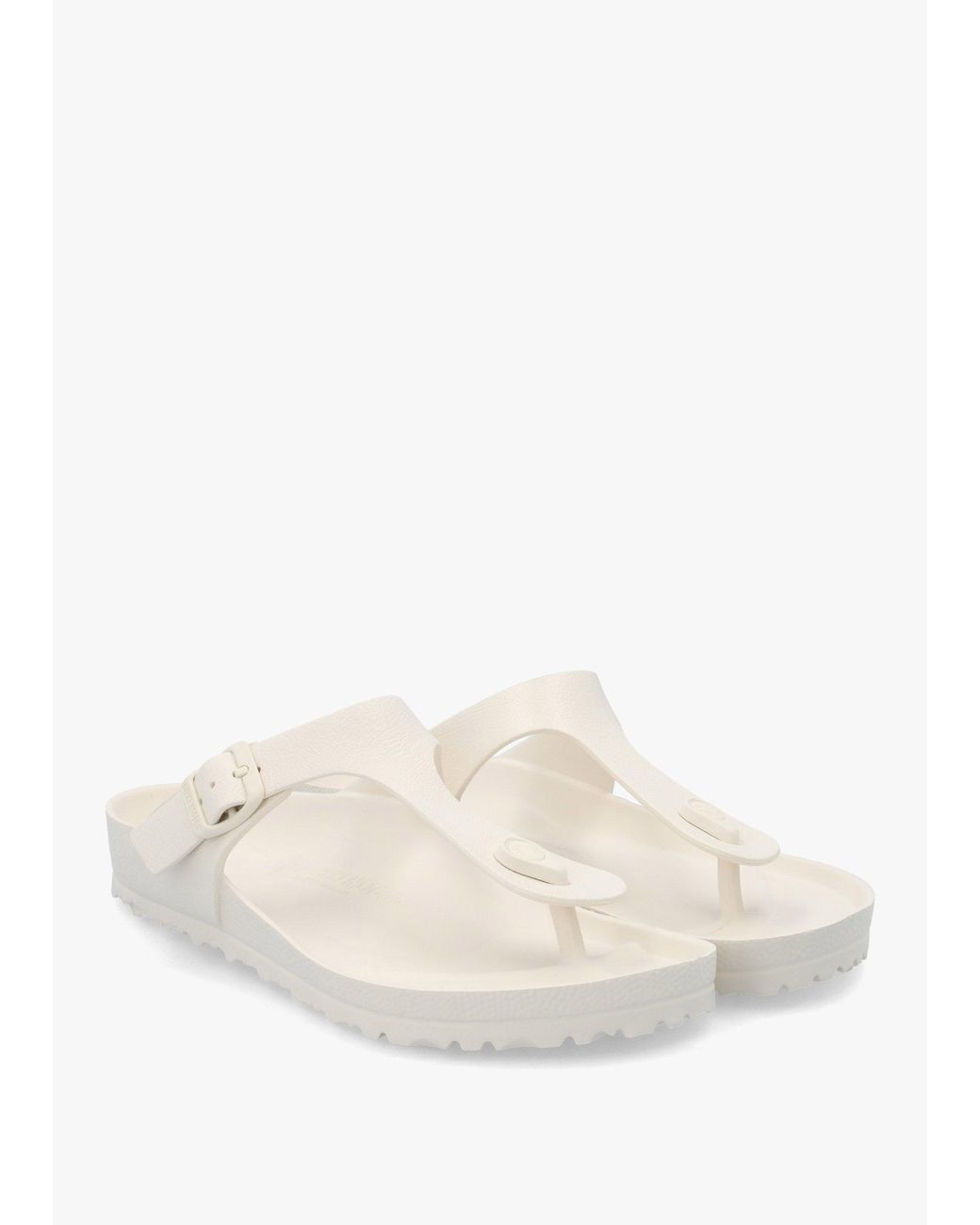 Birkenstock White Gizeh Eva Eggshell Sandals