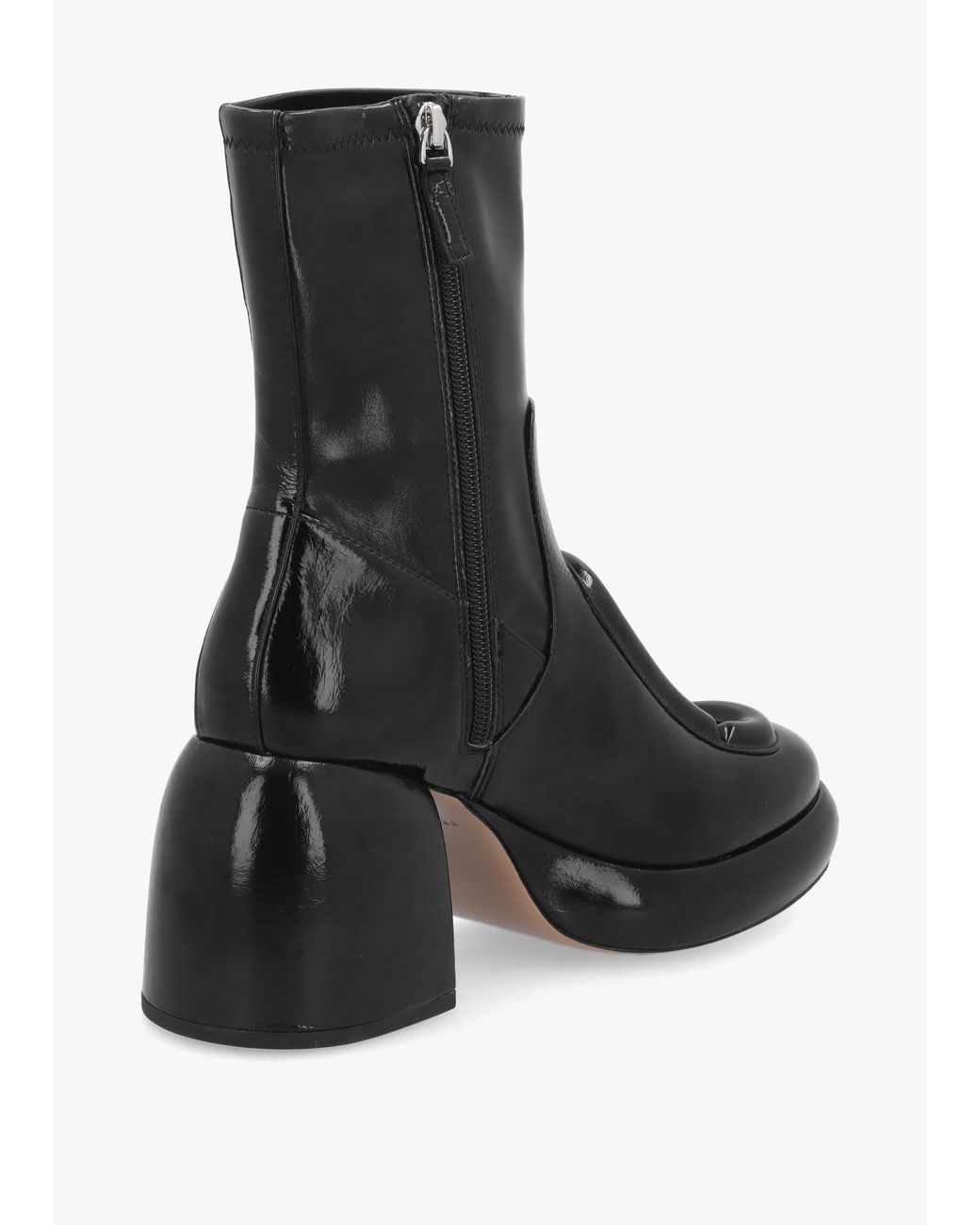 Marc Jacobs Black The Pop J Marc Leather Platform Ankle Boots