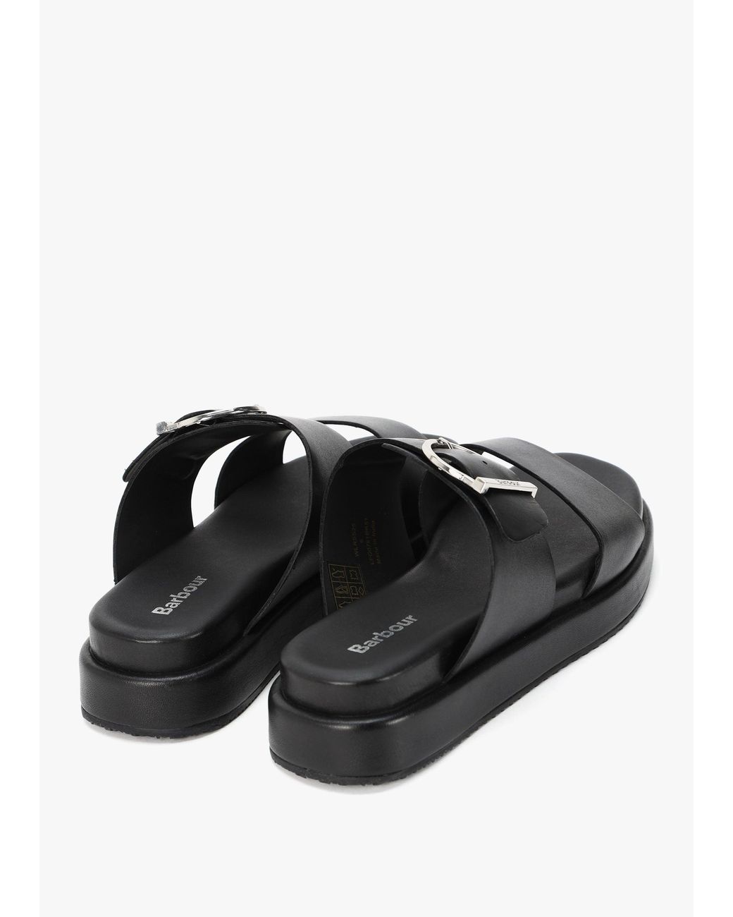 Barbour Black Adele Sandals